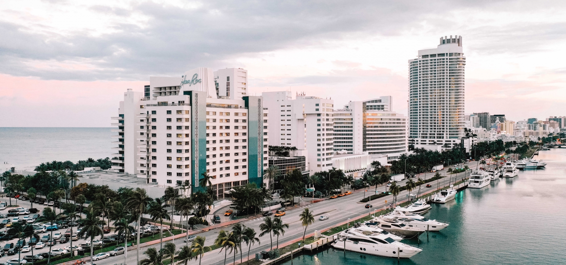 Aerial view of Eden Roc