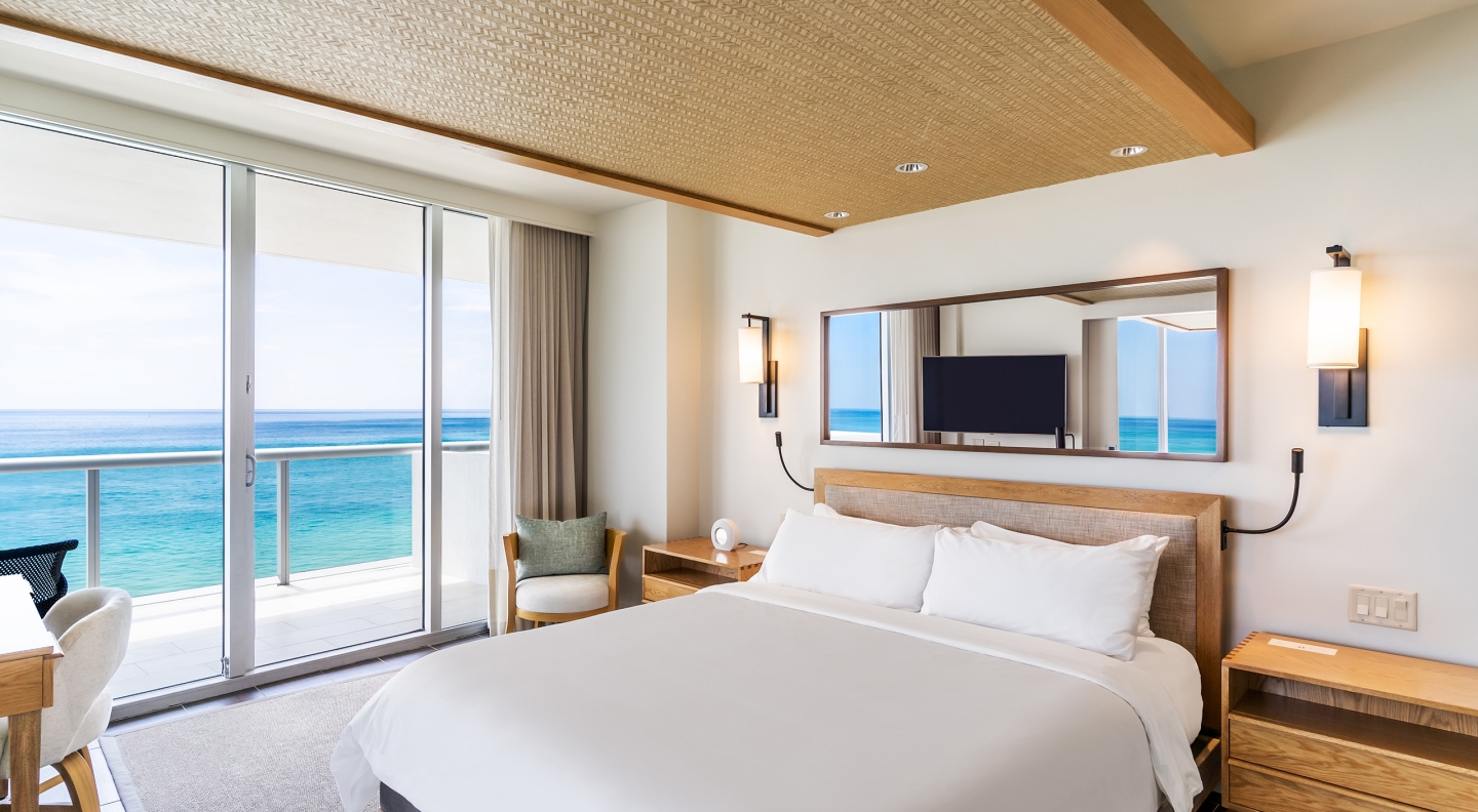 Bed with Views in the One/Two Bedroom Suite