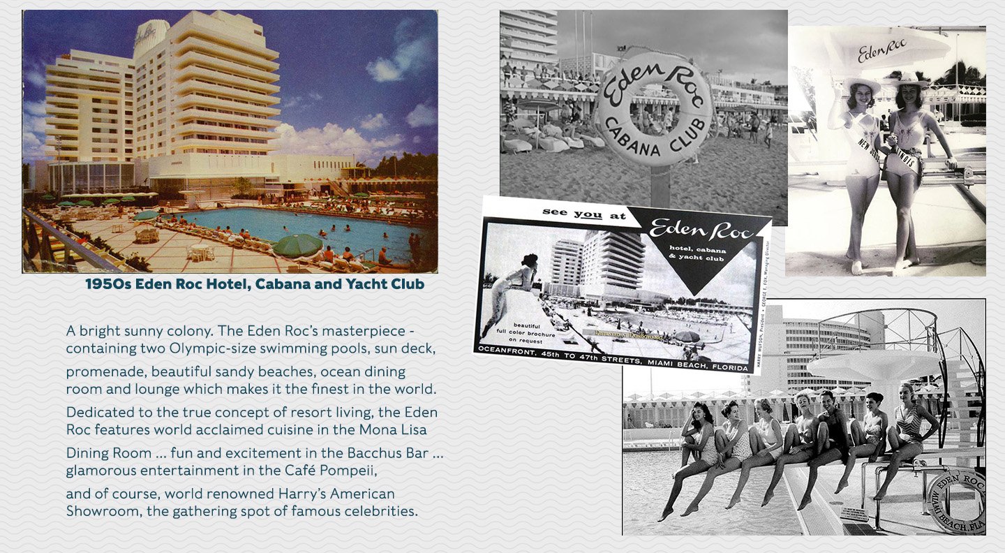 1950s Miami Beach Florida Full Color Brochure