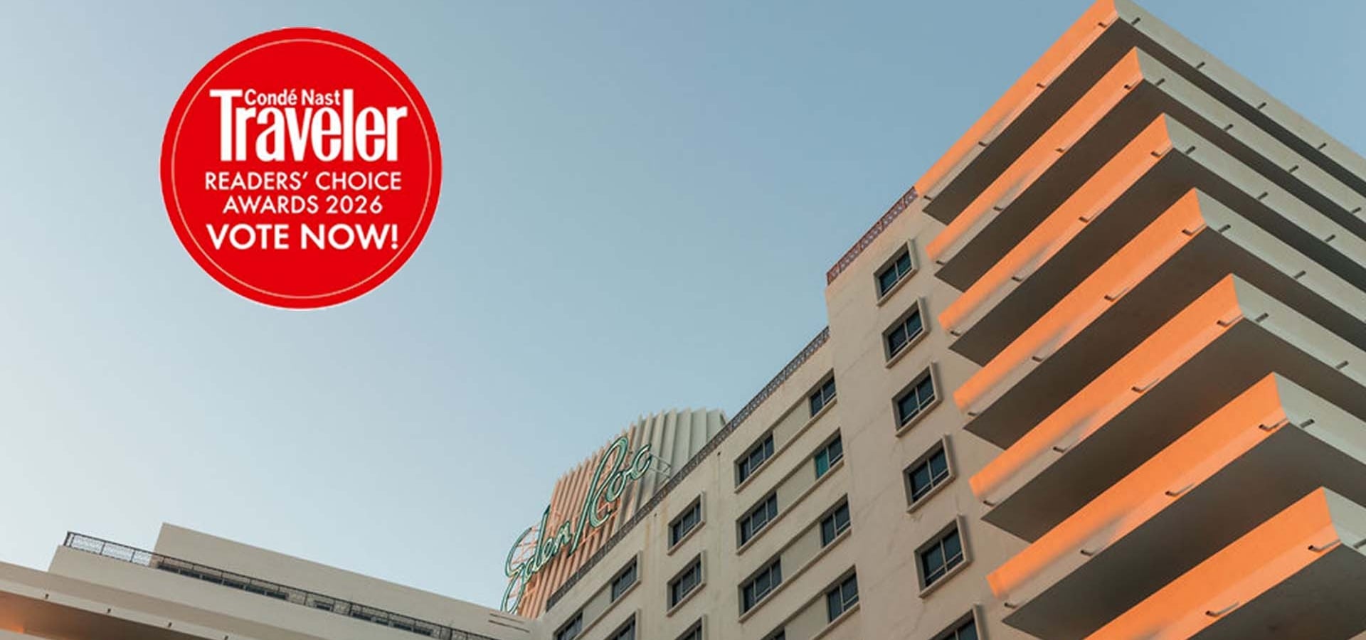 Conde Nast Traveler Reader's Choice Awards 2026. Vote Now!